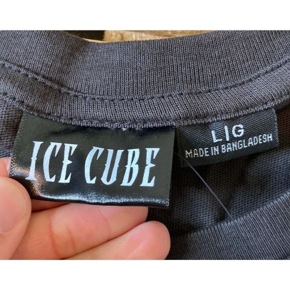 NWT Cotton On Ice Cube Graphic T Shirt Large Men’s Black Pullover Short Sleeve - Picture 4 of 9